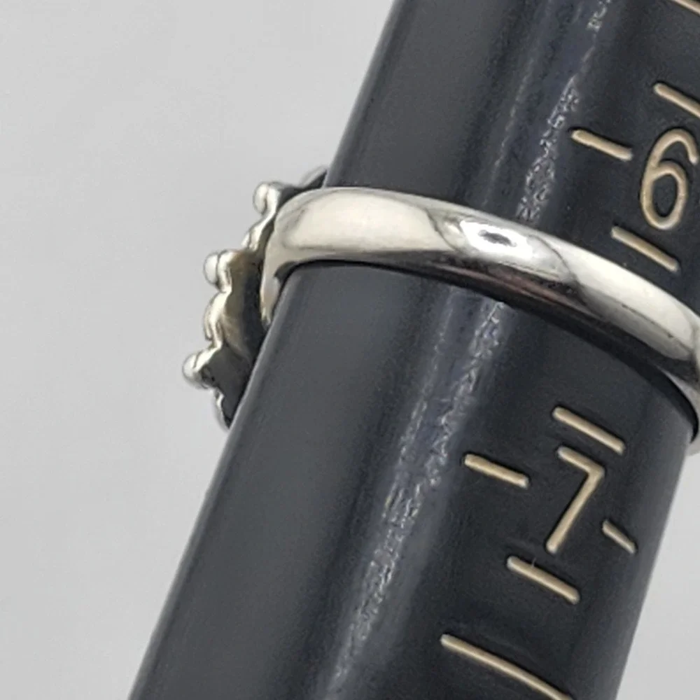 Sterling Silver 925 Kingman Turquoise Ring‎ Ssize 6.5 Southwestern Style Setting